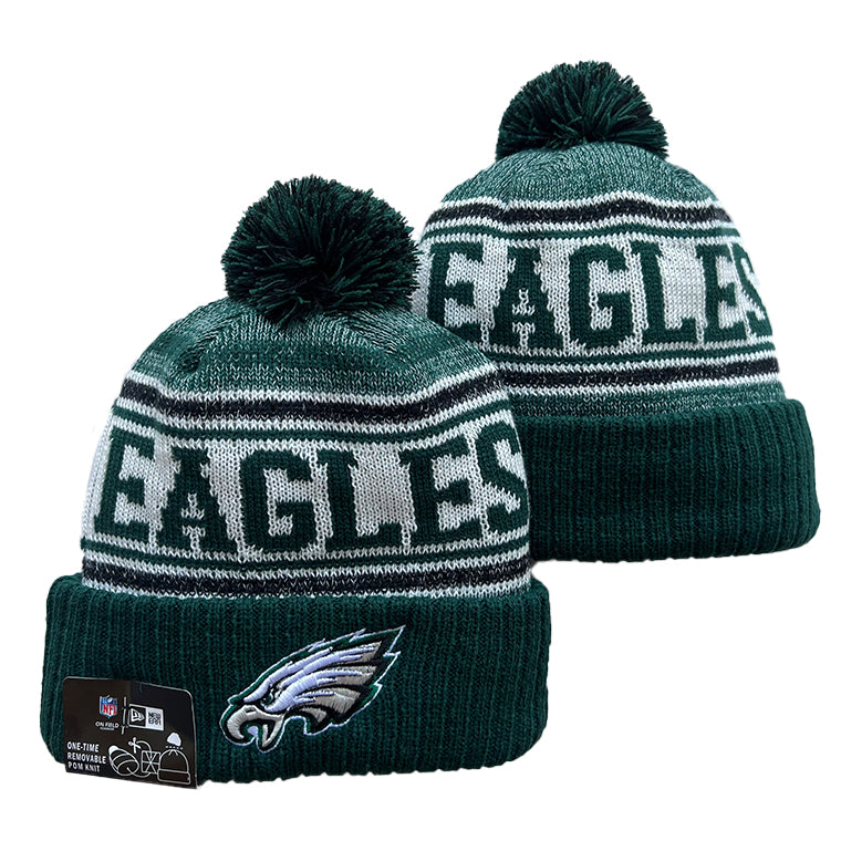 Philadelphia Eagles NFL New Era winter knit Hat with Pom product image 1