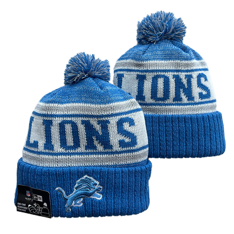 Detroit Lions NFL New Era winter knit Hat with Pom product image 1