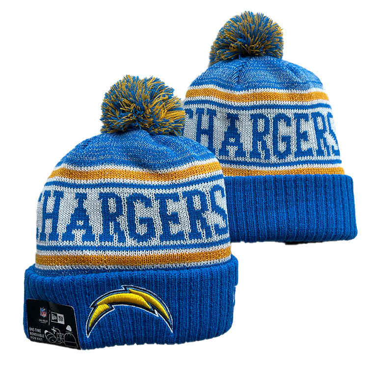 Los Angeles Chargers NFL New Era winter Hat with Pom product image 1