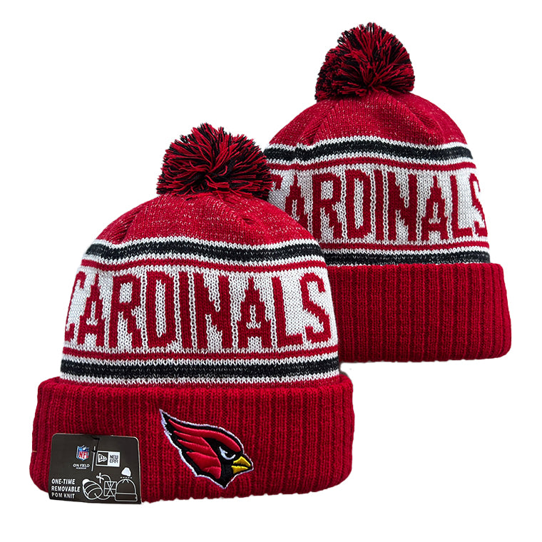 Arizona Cardinals NFL New Era winter knit Hat with Pom product image 1