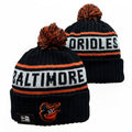 Baltimore Orioles MLB New Era winter Hat with Pom product image 1