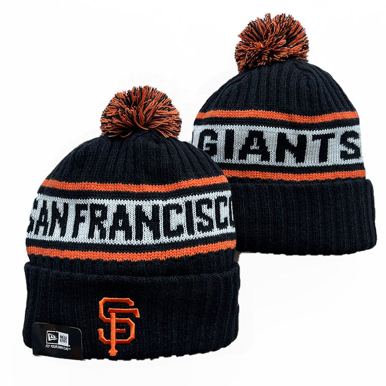 San Francisco Giants MLB New Era winter Hat with Pom product image 1