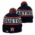 Houston Astros MLB New Era winter knit Hat with Pom product image 1