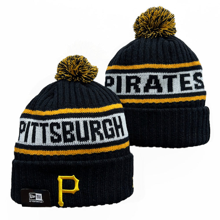 Pittsburgh Pirates MLB New Era winter Hat with Pom product image 1
