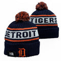 Detroit Tigers MLB New Era winter Hat with Pom product image 1