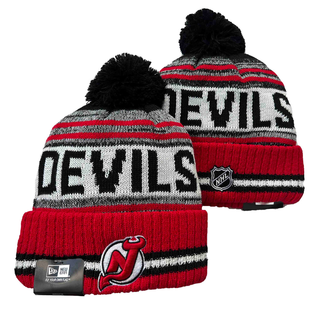 New Jersey Devils NHL Era winter Hat with Pom product image 1