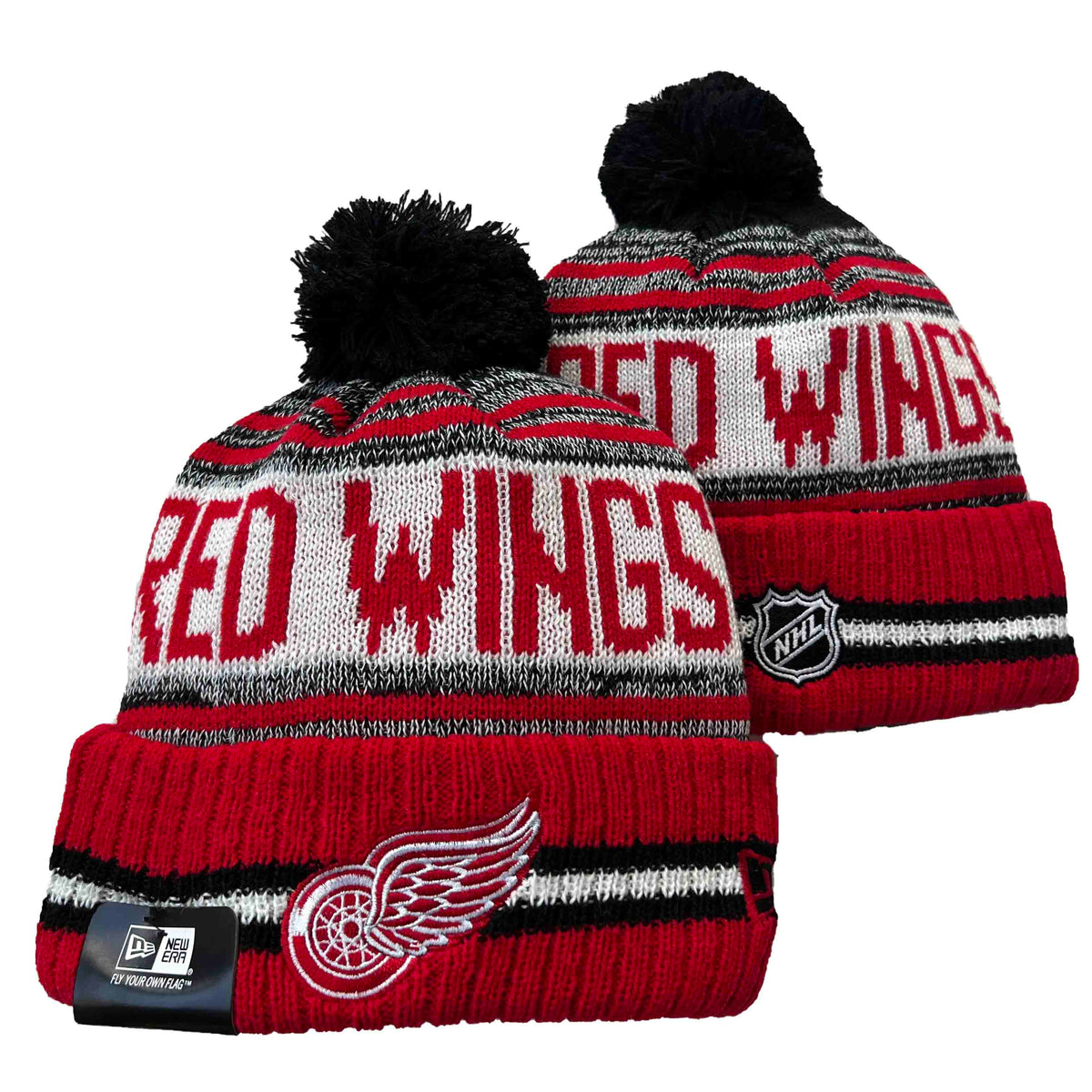 Detroit Red Wings NHL New Era winter Hat with Pom product image 1