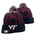 Virginia Tech Hokies NCAA New Era winter Hat with Pom product image 1