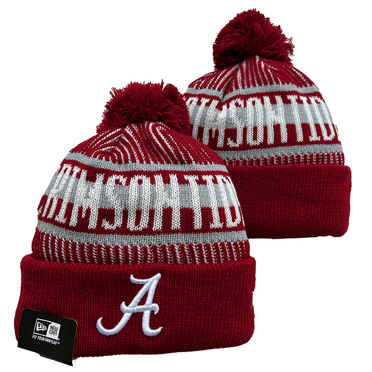 Alabama Crimson Tide NCAA New Era winter Hat with Pom product image 1