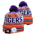 Clemson Tigers NCAA New Era winter Hat with Pom product image 1