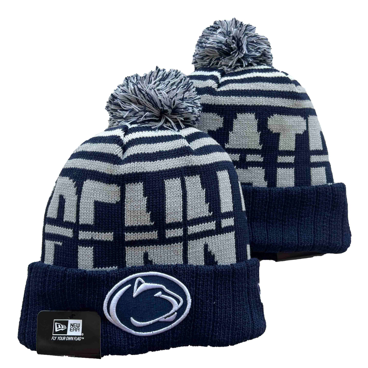 Penn State Nittany Lions NCAA New Era winter Hat with Pom product image 1