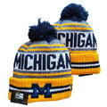 Michigan Wolverines NCAA New Era winter Hat with Pom product image 1