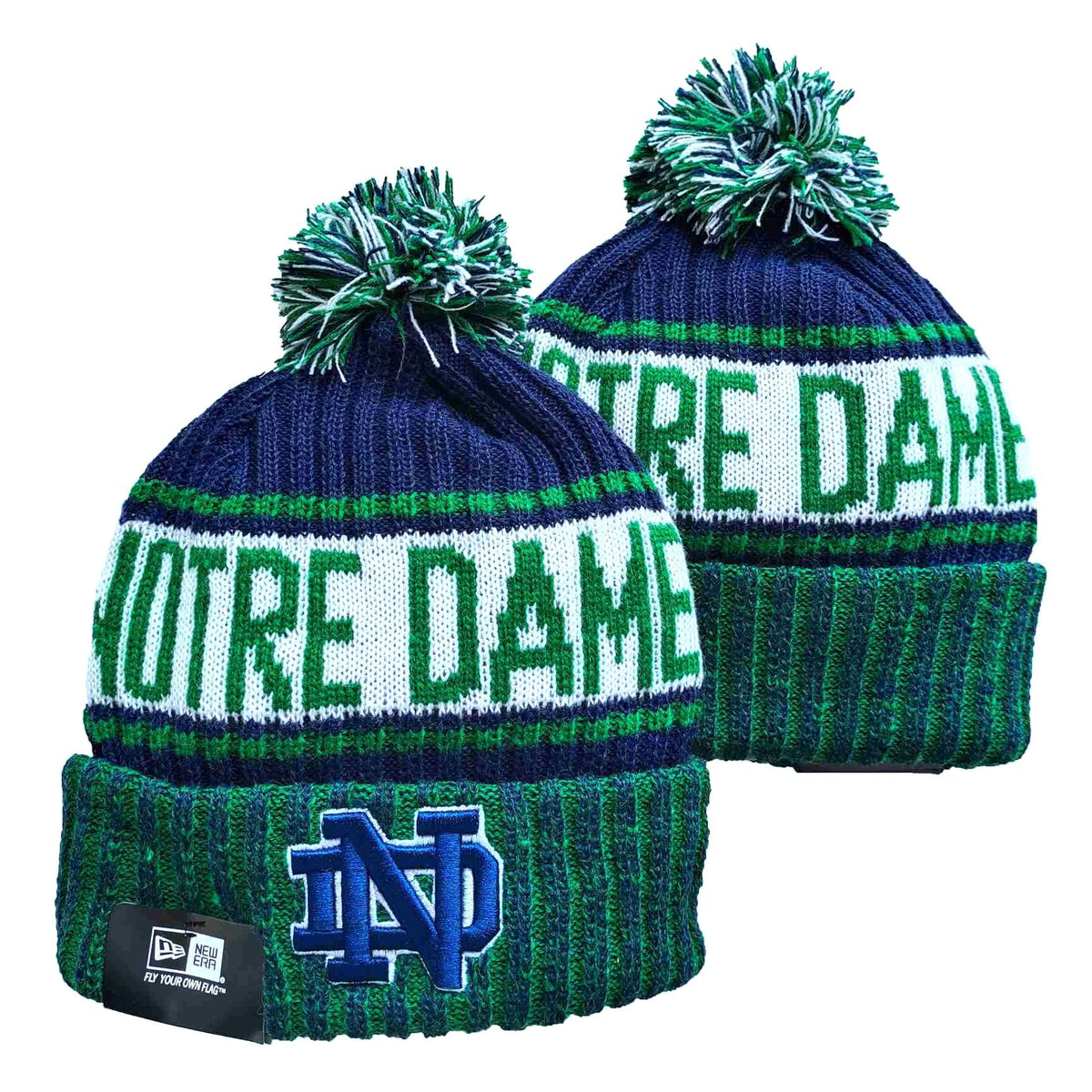 Notre Dame Fighting Irish NCAA New Era winter Hat with Pom product image 1