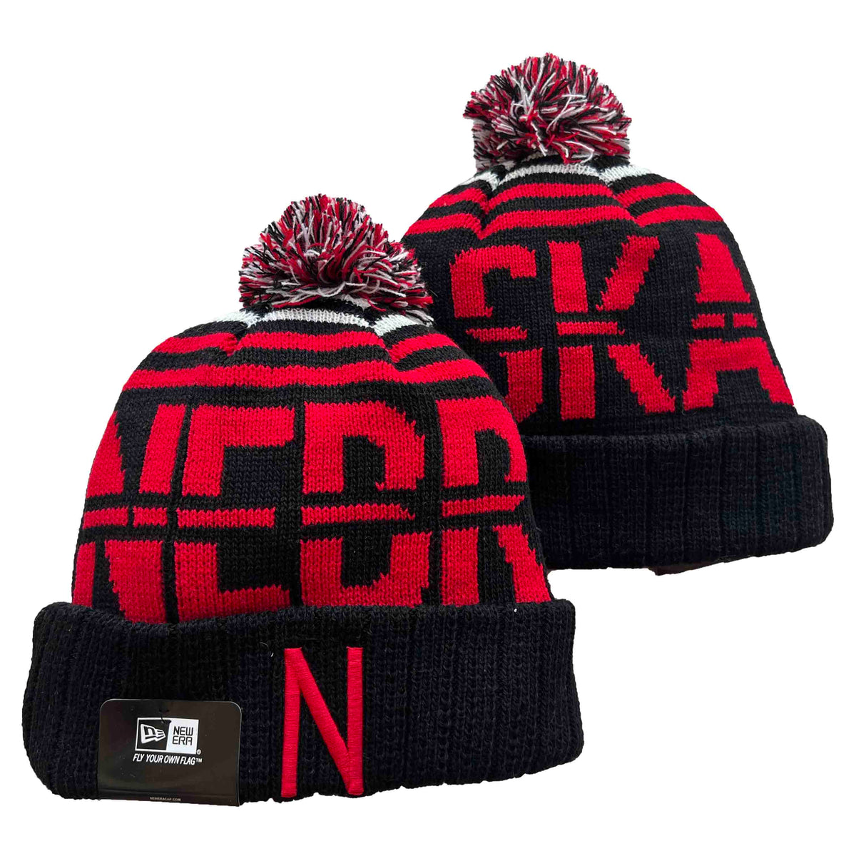 Nebraska Cornhuskers NCAA New Era winter Hat with Pom product image 1