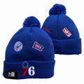 Philadelphia 76ers NBA New Era winter Hat with Pom product image 1