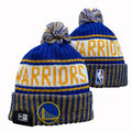 Golden State Warriors NBA New Era winter Hat with Pom product image 1