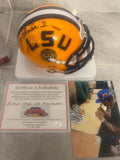 Ja’Marr Chase Autographed LSU Tigers Mini Helmet with COA product image 1