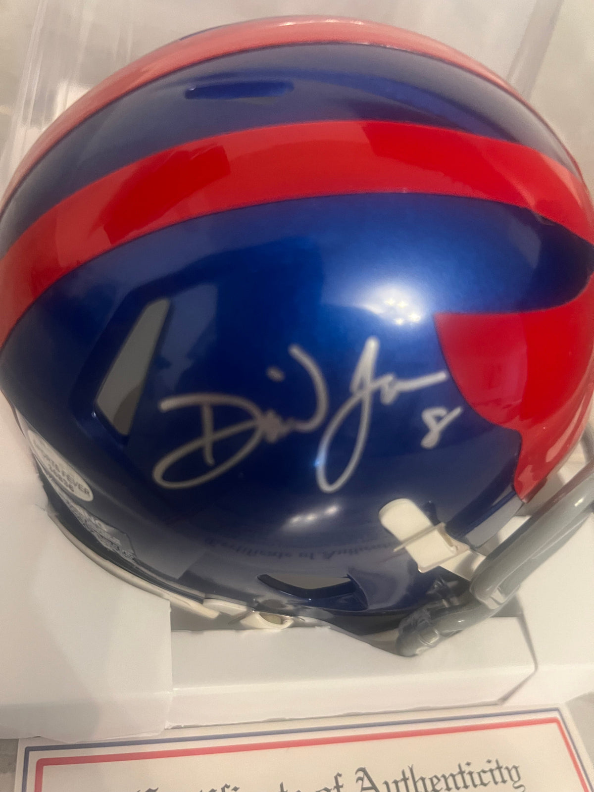 Daniel Jones New York Giants century Autographed Mini product image 2