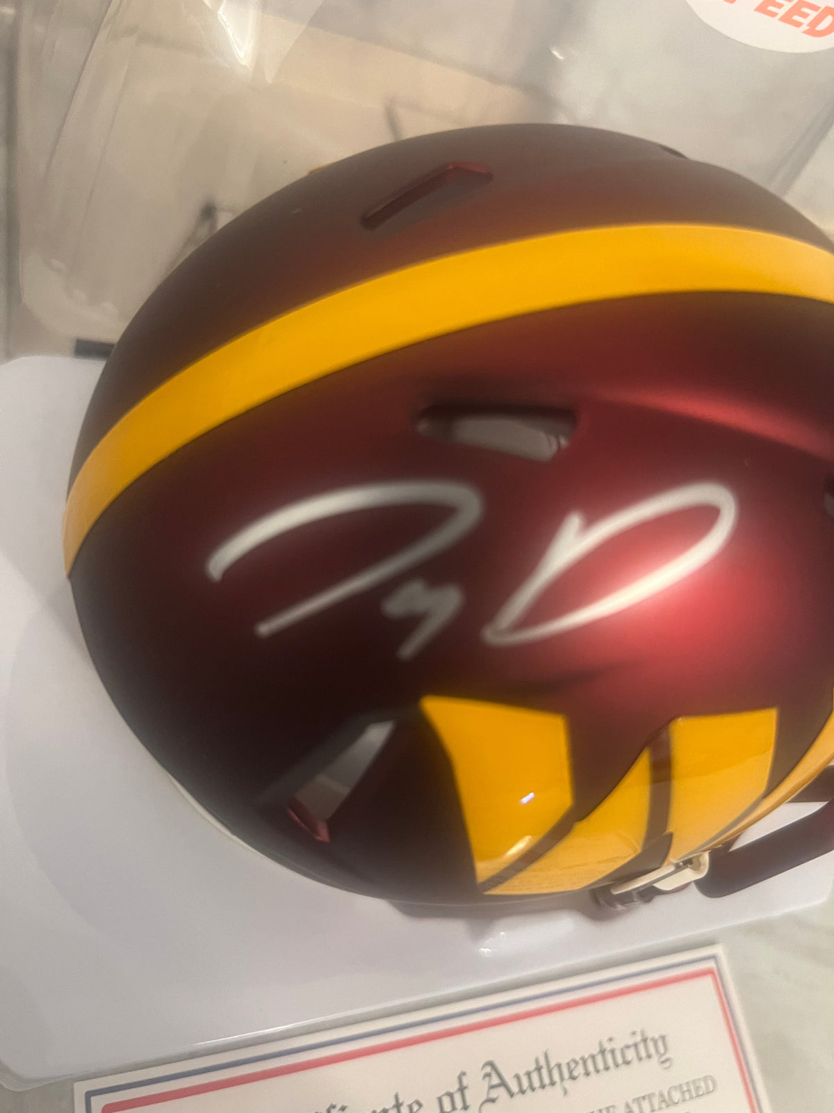 Jayden Daniels Washington Commanders Autographed Mini product image 2