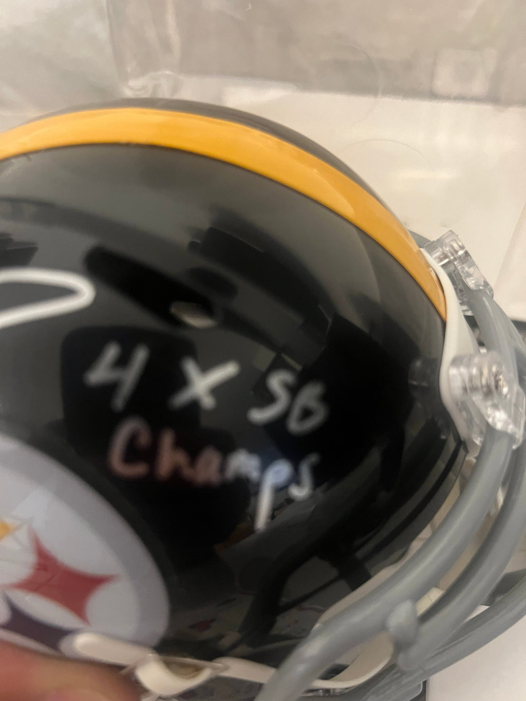 Franco Harris Autographed Pittsburgh Steelers Mini Helmet product image 3