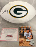 Christian Watson Green Bay Packers Autographed Football product image 1