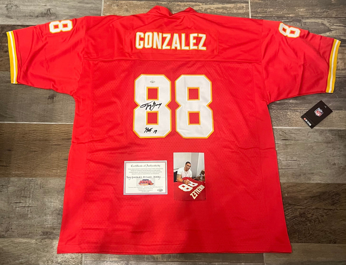 Tony Gonzalez autographed Kansas City Chiefs jersey COA & product image 1