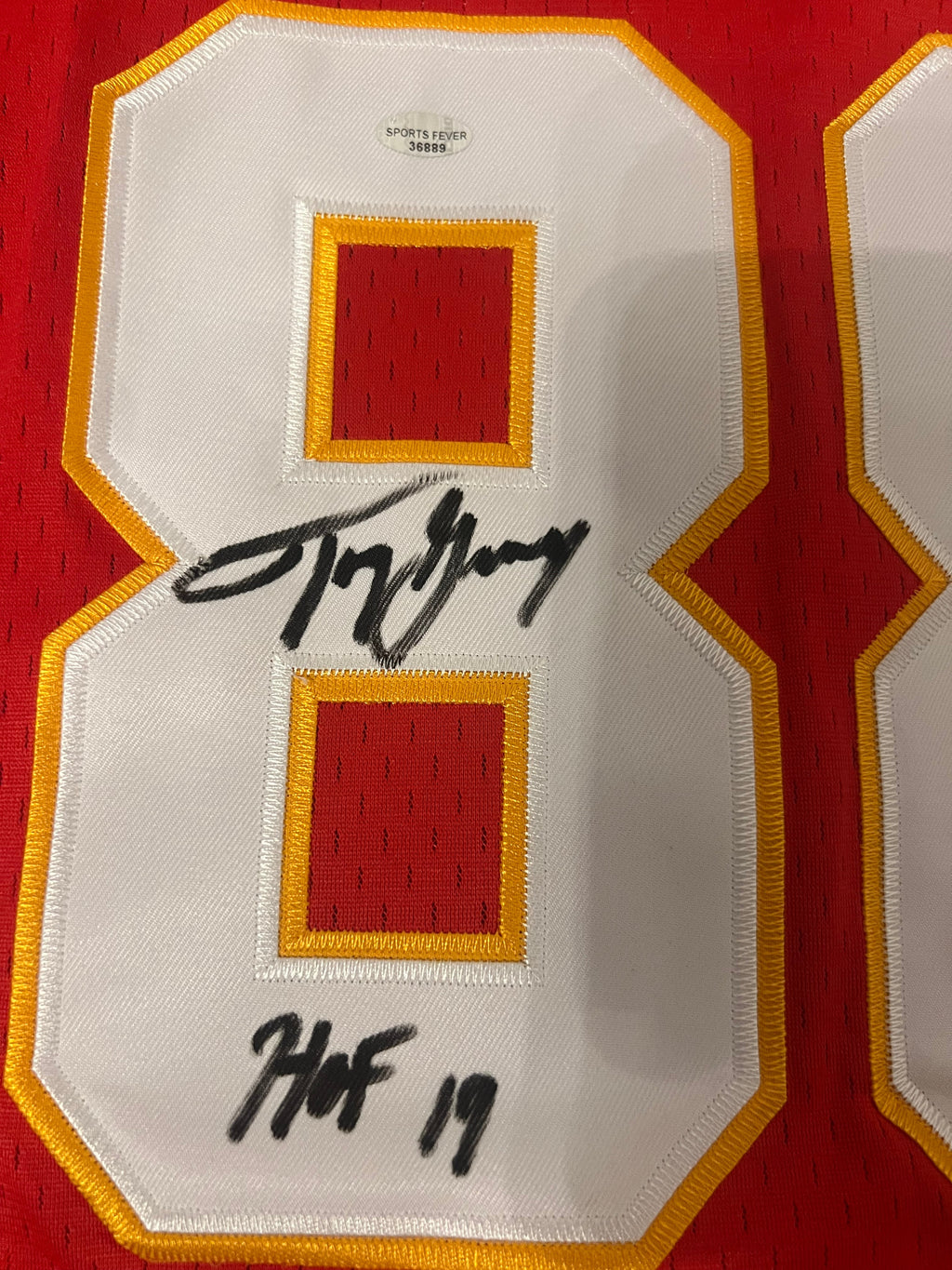 Tony Gonzalez autographed Kansas City Chiefs jersey COA & product image 2