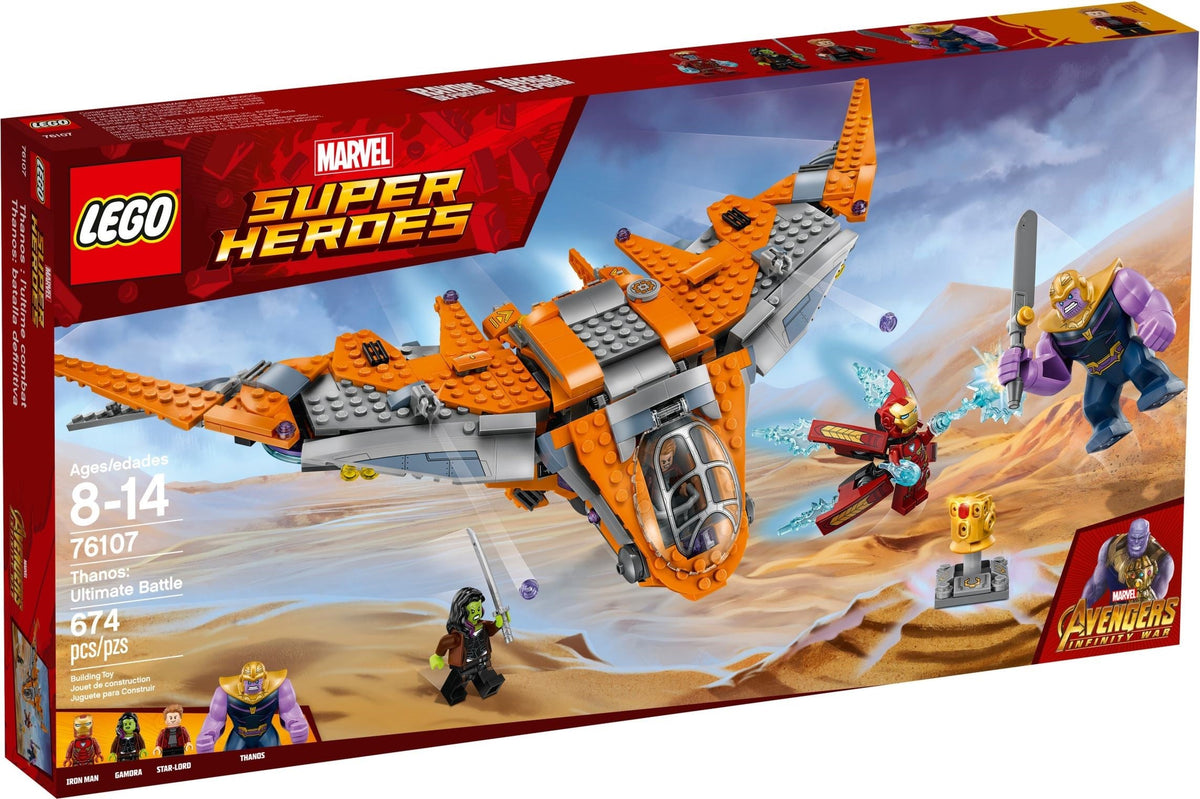 76107 Thanos: Ultimate Battle (Retired) LEGO Super Heroes product image 1, provided for visual reference and product detail