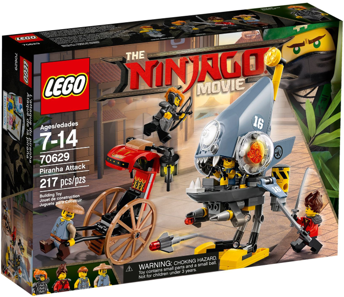 70629 Piranha Attack (Retired) LEGO The LEGO Ninjago Movie product image 1, provided for visual reference and product detail