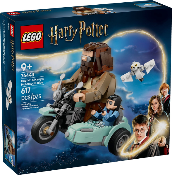 76443 Hagrid & Harry's Motorcycle Ride (Retired) LEGO Harry Potter product image 1, provided for visual reference and