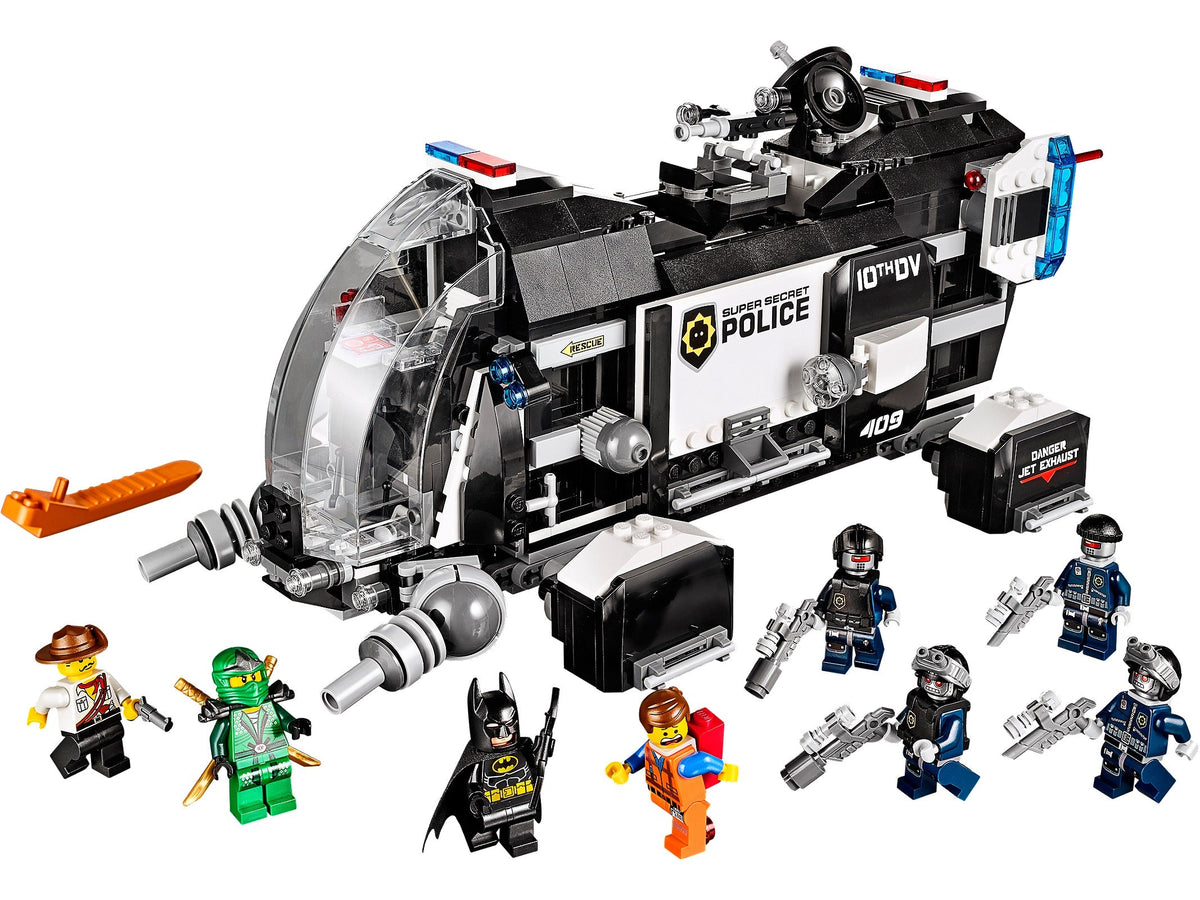 70815 Super Secret Police Dropship (Retired) LEGO The LEGO Movie product image 2, provided for visual reference and product