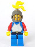 Breastplate - Blue with Red Arms, Blue Legs with Black Hips, Dark Gray Grille Helmet, Yellow Plume (cas180) product image 1,