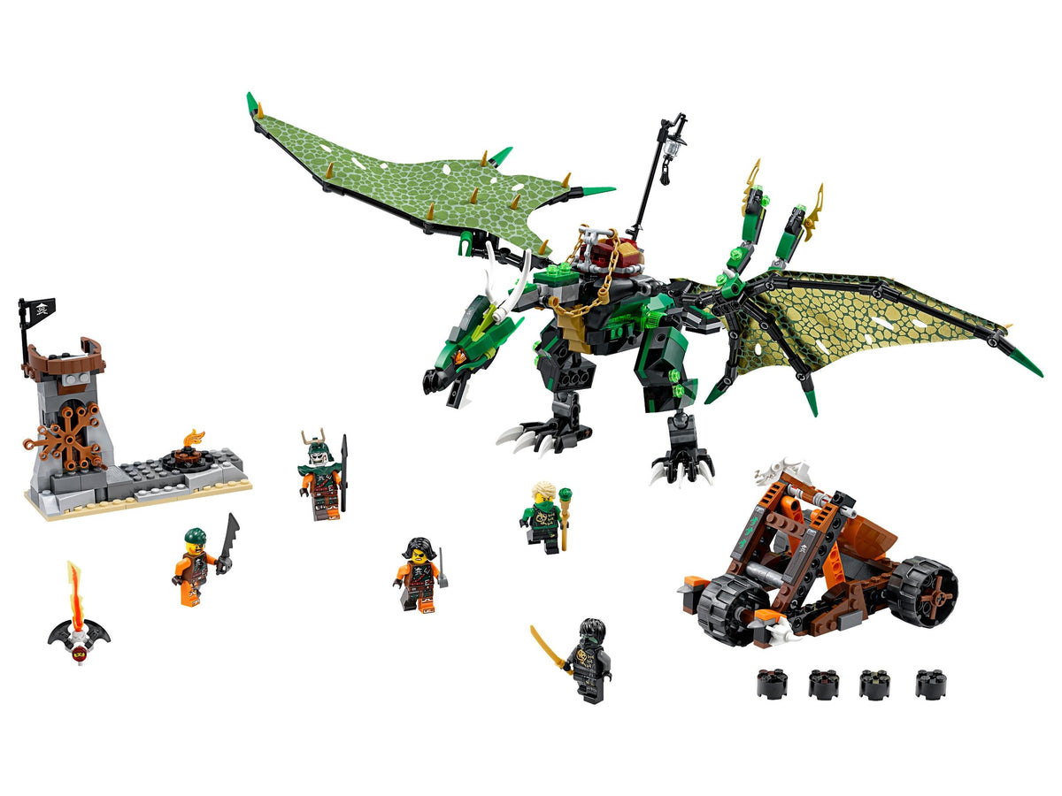 70593 The Green NRG Dragon (Retired) LEGO Ninjago product image 2, provided for visual reference and product detail review