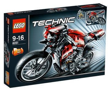 8051 Motorbike (Retired) LEGO TECHNIC product image 1, provided for visual reference and product detail review