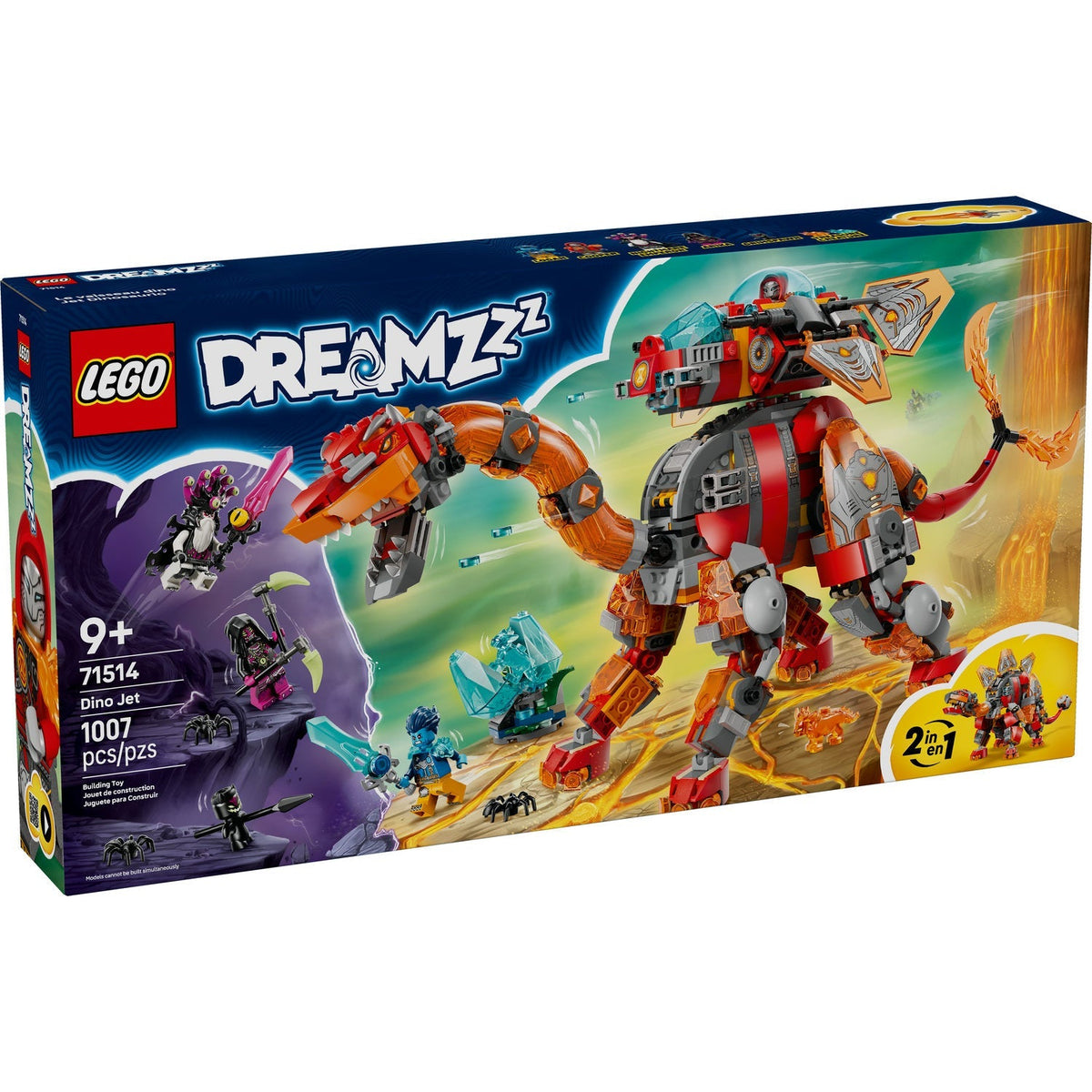 71514 Dino Jet (Retired) LEGO Dreamzzz product image 1, provided for visual reference and product detail review