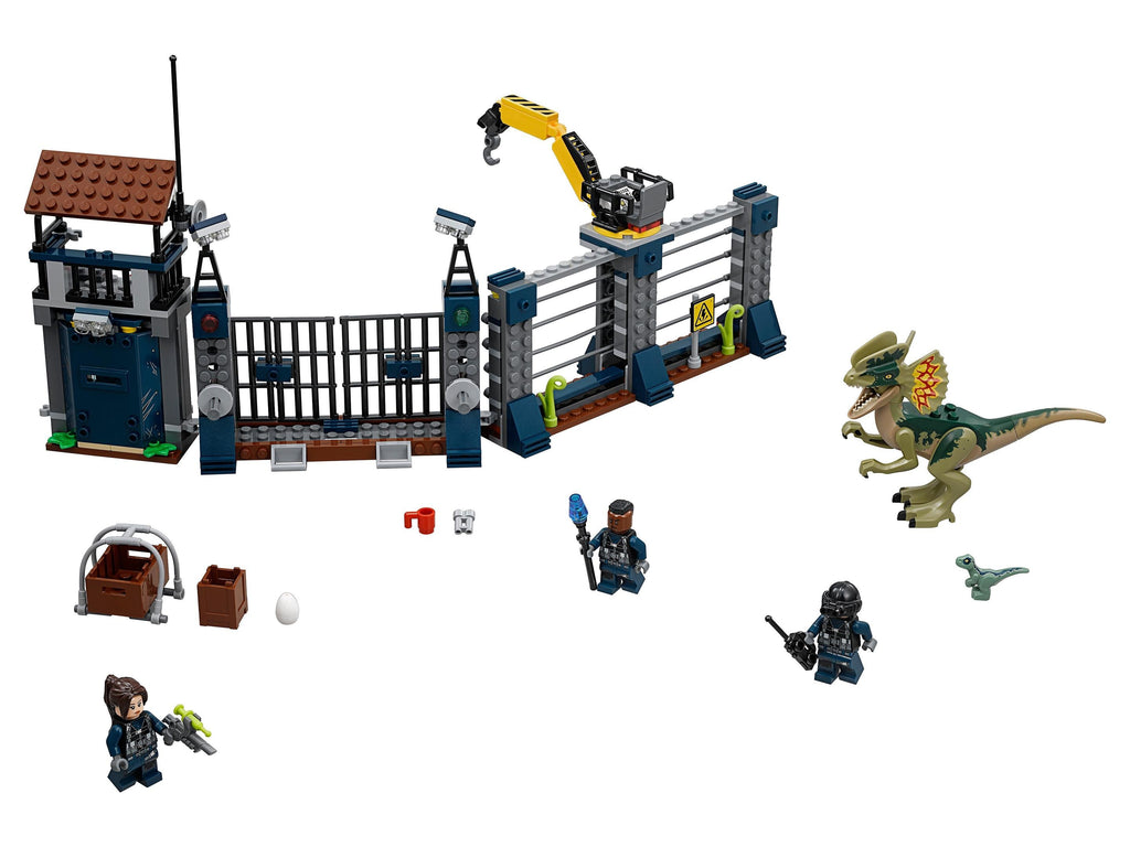 75931 Dilophosaurus Outpost Attack (Retired) LEGO Jurassic World product image 2, provided for visual reference and product
