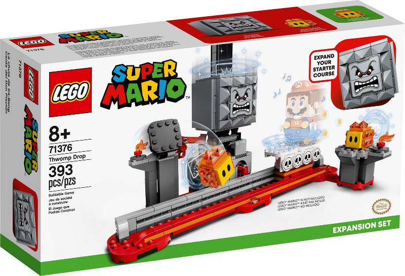 71376 Thwomp Drop - Expansion Set (Retired) LEGO Super Mario product image 1, provided for visual reference and product