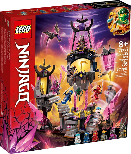 71771 The Crystal King Temple (Retired) LEGO Ninjago product image 1, provided for visual reference and product detail review