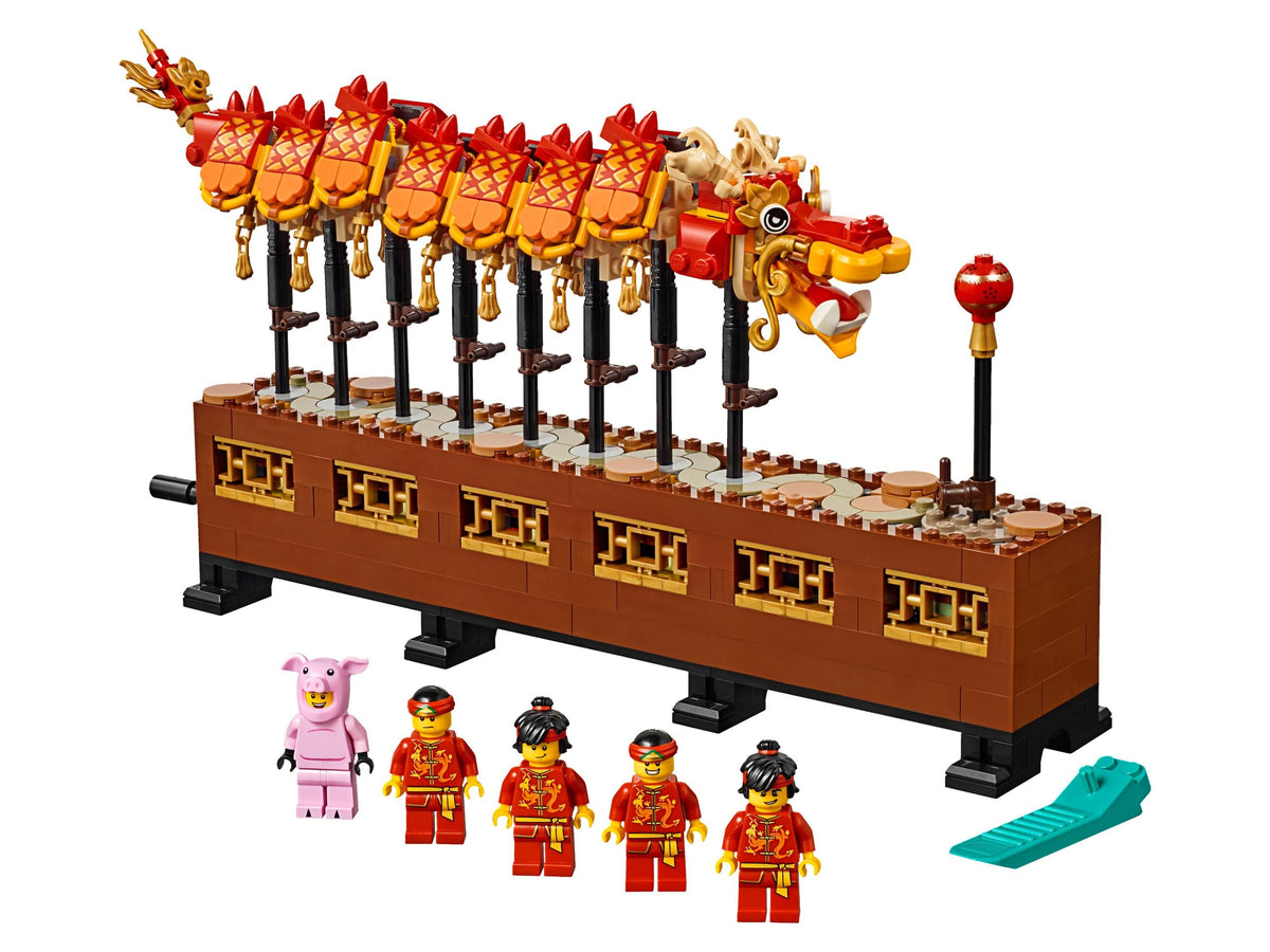 80102 Dragon Dance (Retired) LEGO Seasonal product image 2, provided for visual reference and product detail review