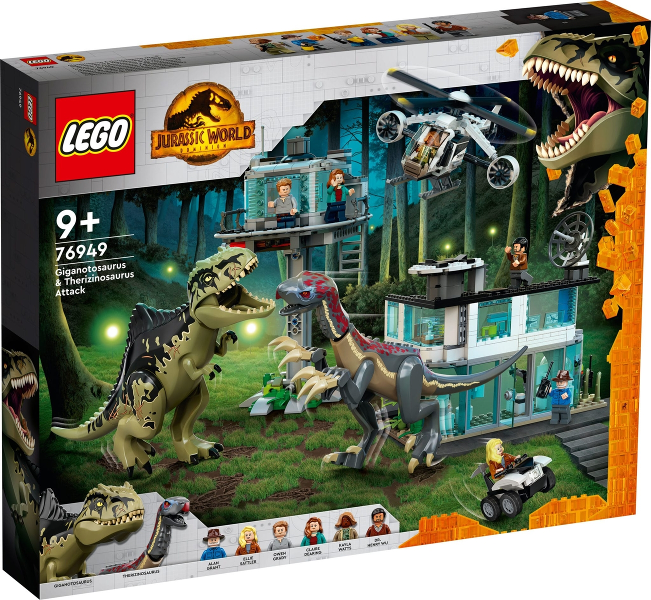76949 Giganotosaurus & Therizinosaurus Attack (Retired) LEGO Jurassic World product image 1, provided for visual reference