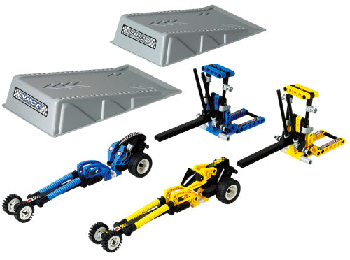 8238 Dueling Dragsters (Retired) LEGO TECHNIC product image 2, provided for visual reference and product detail review