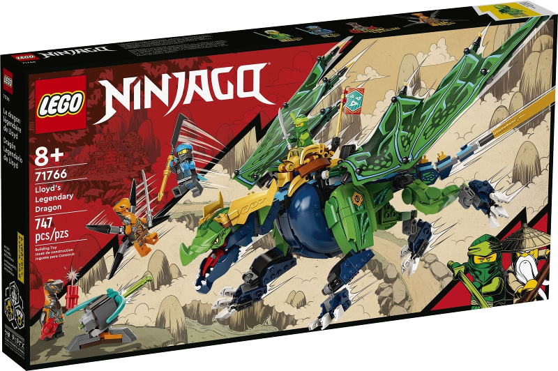 71766 Lloyd's Legendary Dragon (Retired) LEGO Ninjago product image 1, provided for visual reference and product detail