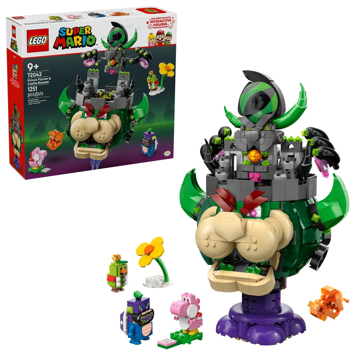 72042 Prince Florian & Castle Bowser - Expansion Set (Retired) LEGO Super Mario product image 2, provided for visual