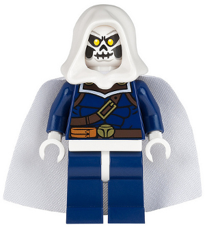 Taskmaster - White Cape and Hood (sh0100) product image 1, provided for visual reference and product detail review