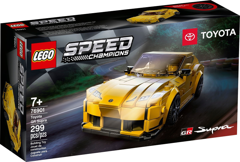 76901 Toyota GR Supra (Retired) LEGO Speed Champions product image 1, provided for visual reference and product detail review