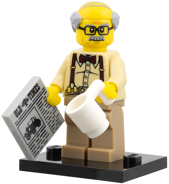 Grandpa - Series 10 Collectible Minifigure (col10-8) product image 2, provided for visual reference and product detail review