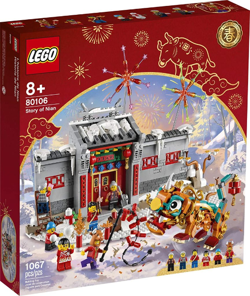 80106 Story of Nian (Retired) LEGO Seasonal product image 1, provided for visual reference and product detail review