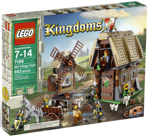 7189 Mill Village Raid (Retired) LEGO Castle product image 1, provided for visual reference and product detail review