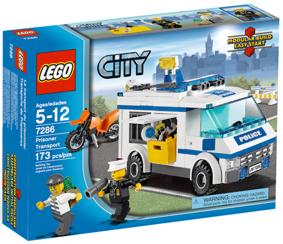 7286 Prisoner Transport (Retired) LEGO City product image 1, provided for visual reference and product detail review