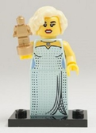 Hollywood Starlet - Series 9 Collectible Minifigure (col09-3) product image 2, provided for visual reference and product
